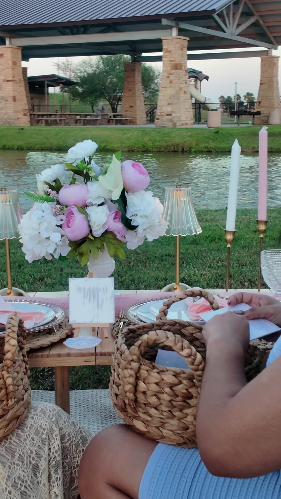 Blush and ivory florals